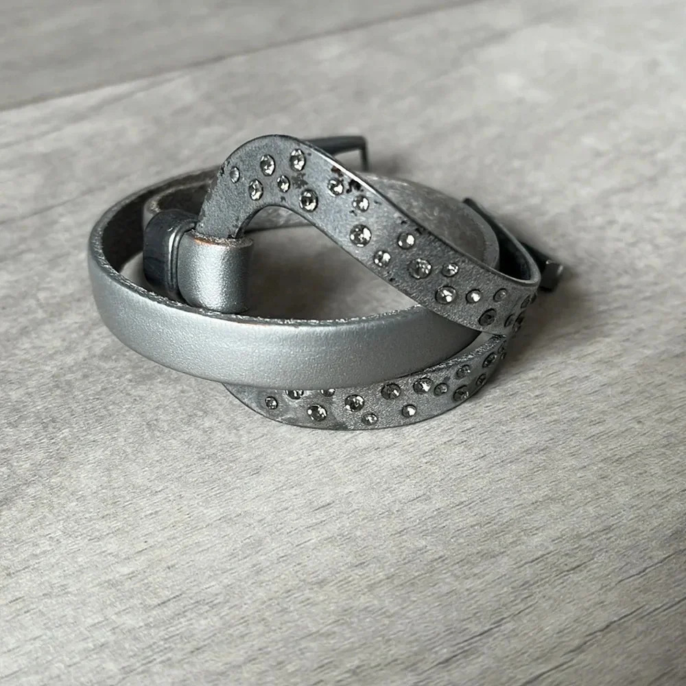 Leather and Metal Bracelet  Western - Picture 3 of 4